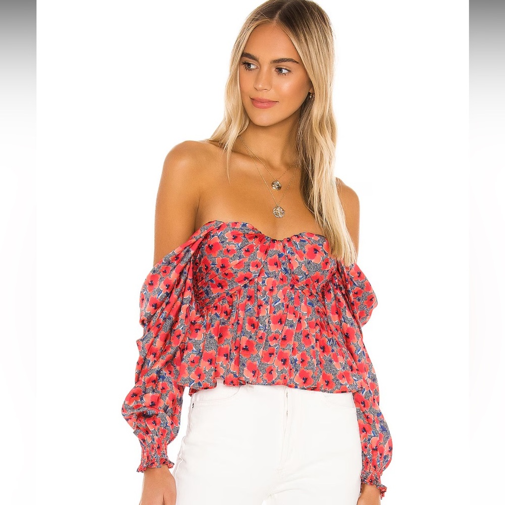 House of Harlow 1960 Burna Blouse
